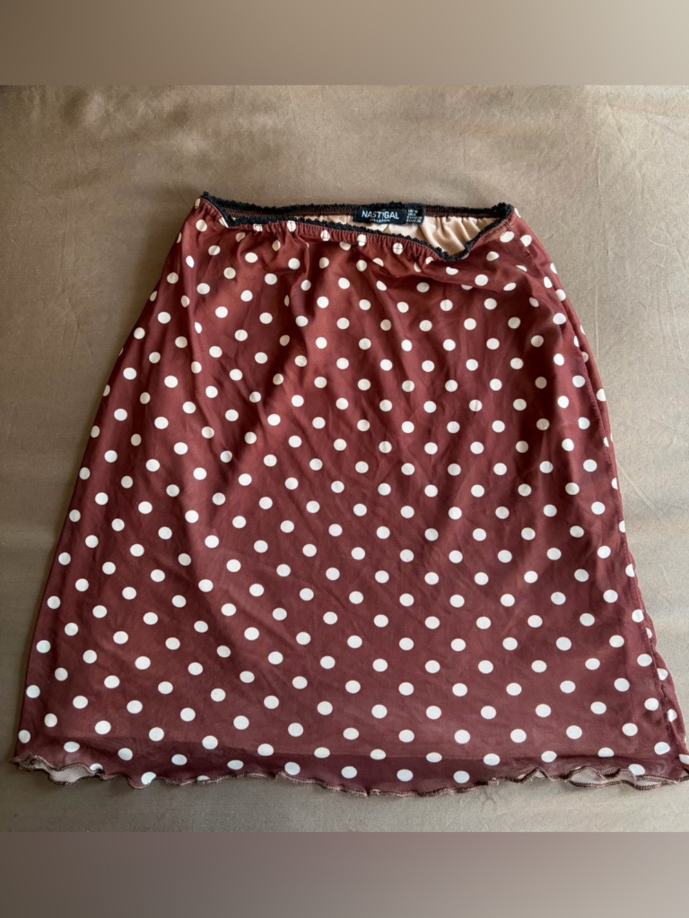Mini skirt.